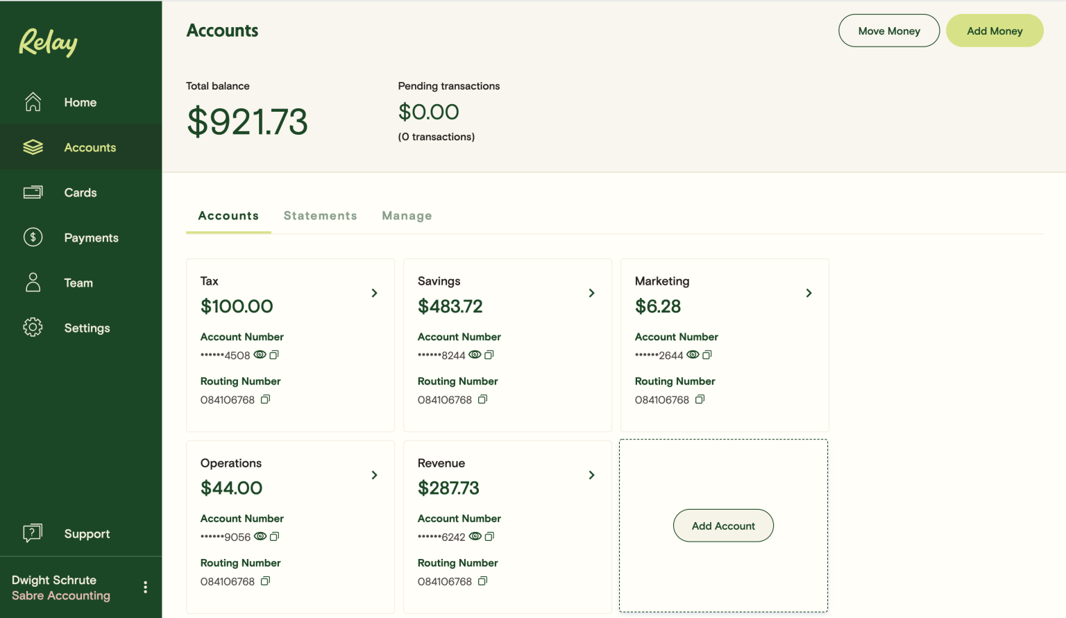 Relay A Good Choice for Profit First Bank Accounts bookskeep