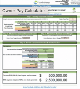 Owner Pay Calculator