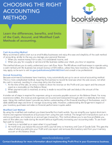Accounting Methods Guide